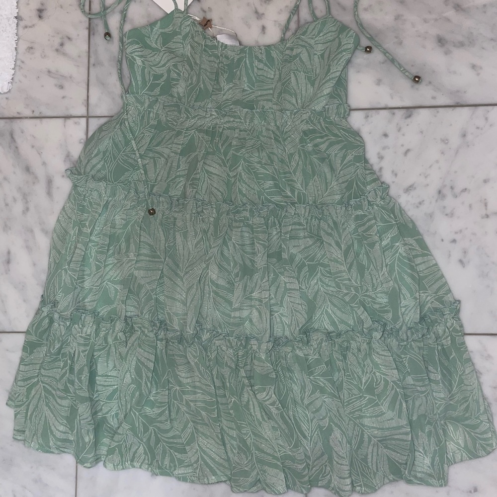 Angel Biba light green dress